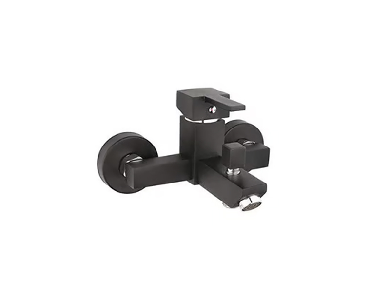 ENSU SİYAH KARE BANYO BATARYASI